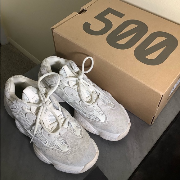 white yeezy 500